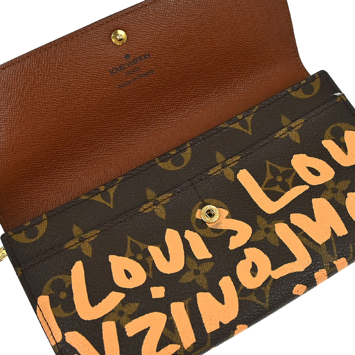Louis Vuitton Monogram Graffiti Porte Monnaie Credit Wallet M92190