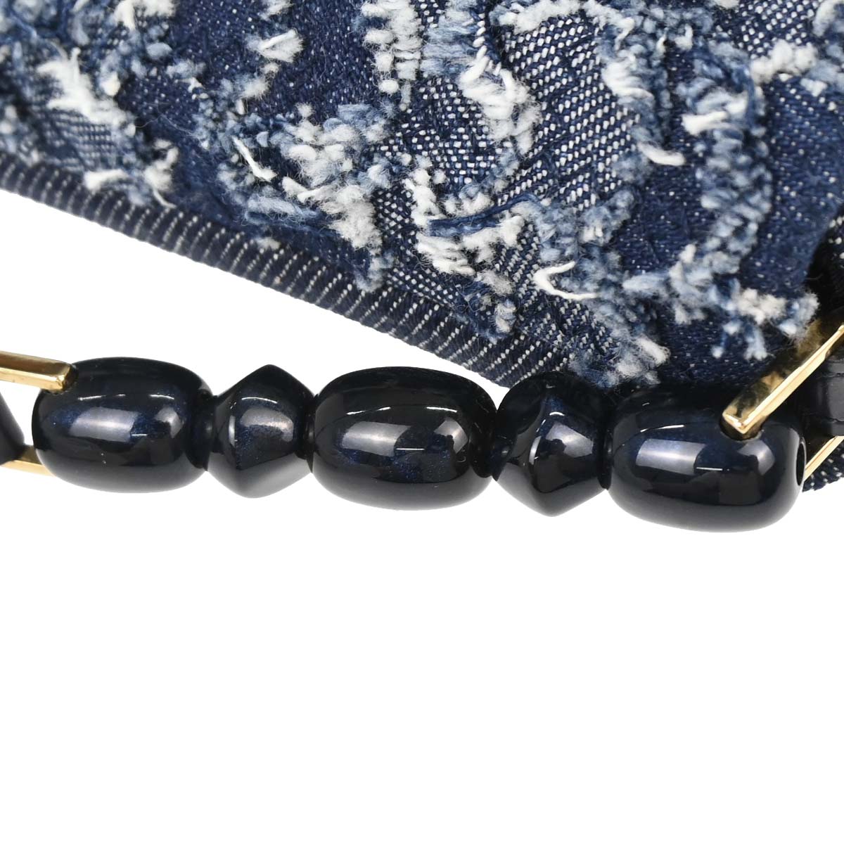 Christian Dior Blue Denim Malice Handbag