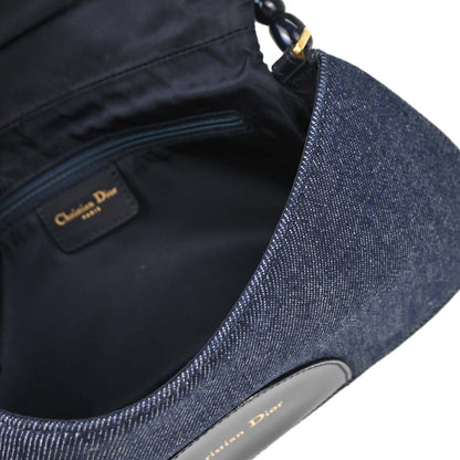 Christian Dior Blue Denim Malice Handbag