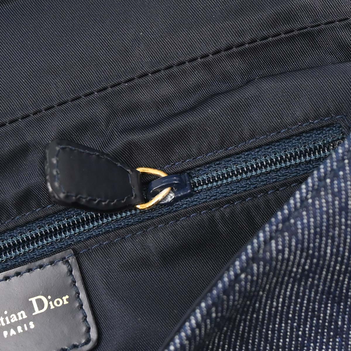 Christian Dior Blue Denim Malice Handbag