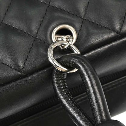 Chanel 2005-2006 Black Calfskin Cambon Ligne Bowling Bag 27