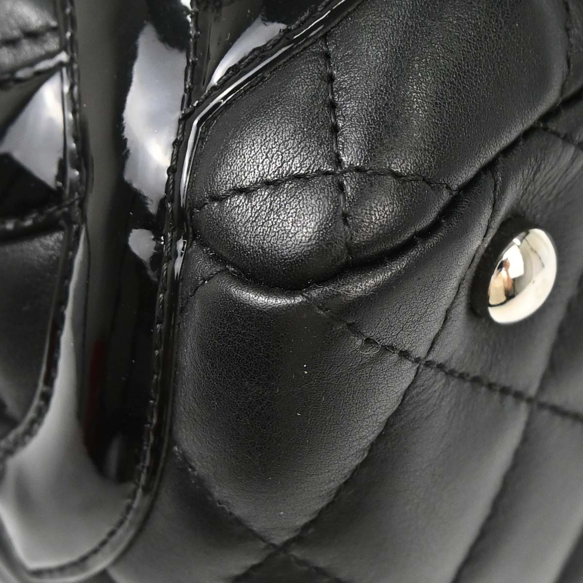 Chanel 2005-2006 Black Calfskin Cambon Ligne Bowling Bag 27