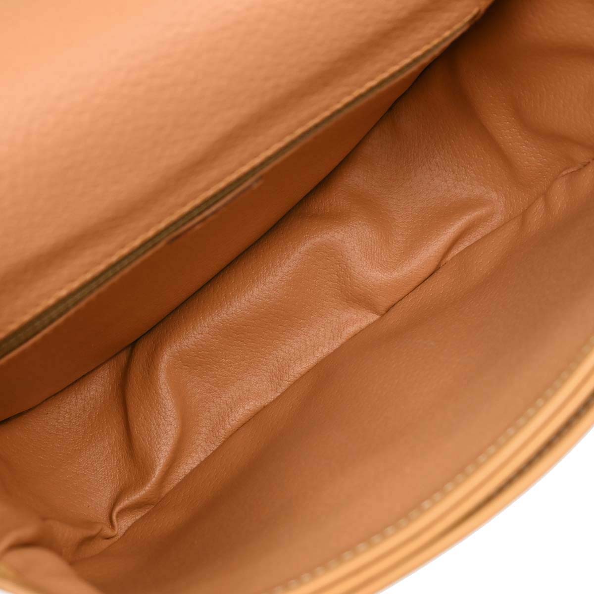 Celine Brown PVC Macadam Shoulder Bag