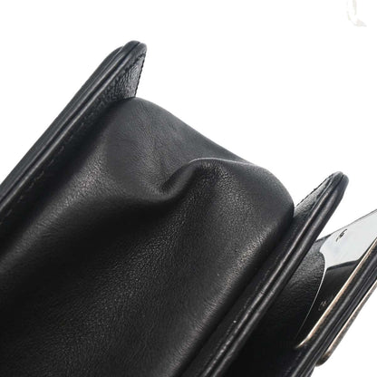 Boy Chanel 2014 Black Calfskin Medium Shoulder Bag