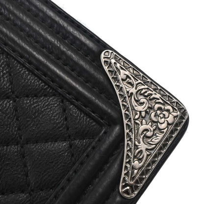 Boy Chanel 2014 Black Calfskin Medium Shoulder Bag