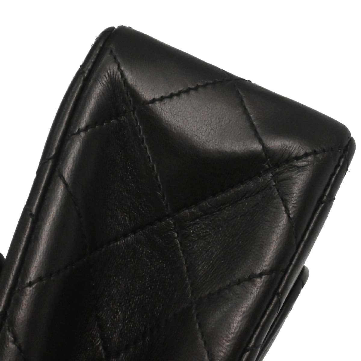 Chanel Black Lambskin Mini Classic Square Flap Shoulder Bag 17