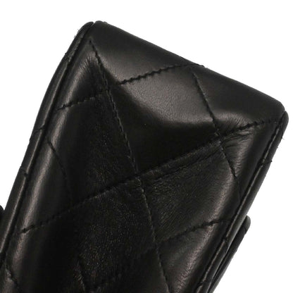 Chanel Black Lambskin Mini Classic Square Flap Shoulder Bag 17