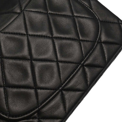 Chanel Black Lambskin Mini Classic Square Flap Shoulder Bag 17