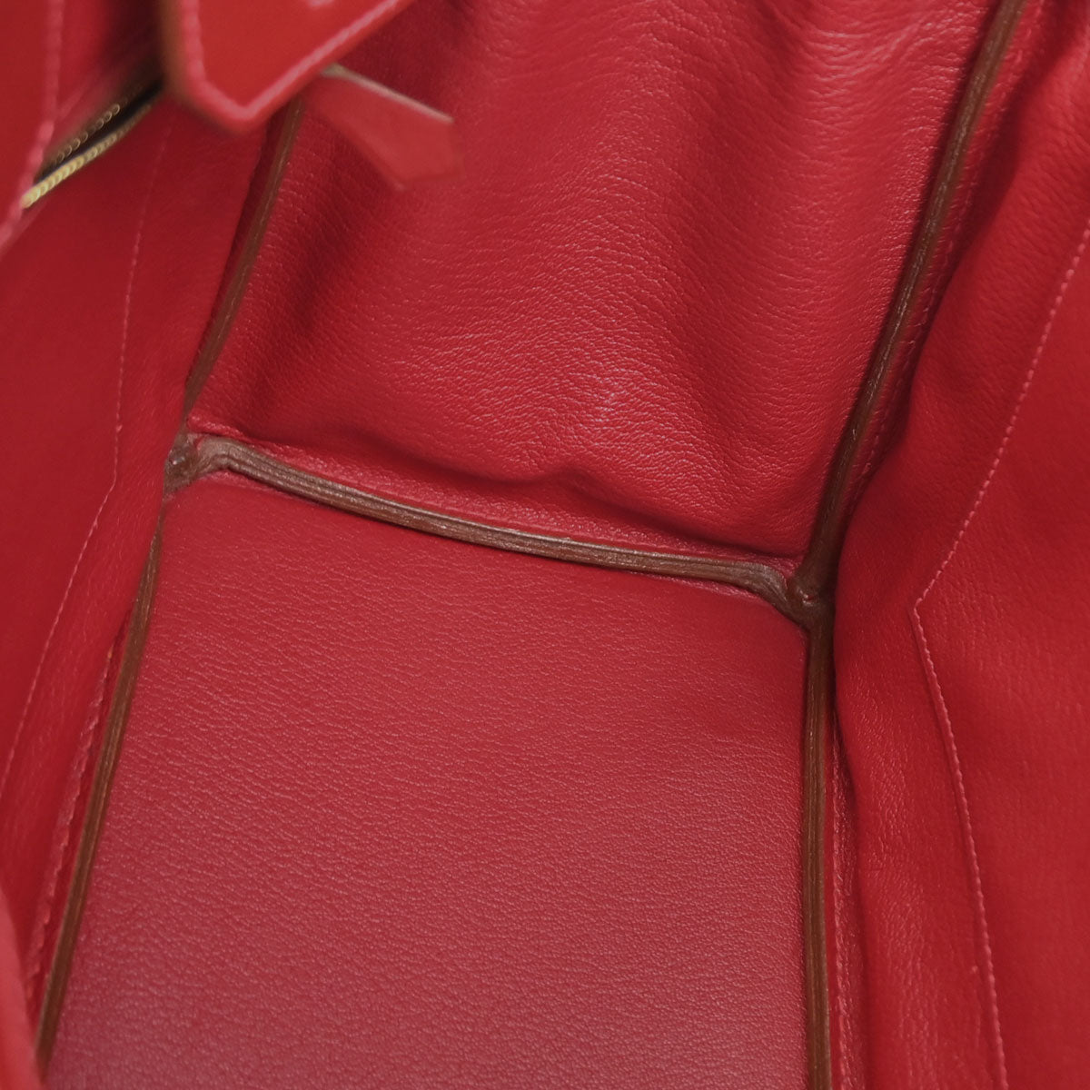 Hermes Rouge Vif Box Calf Birkin 30 Handbag