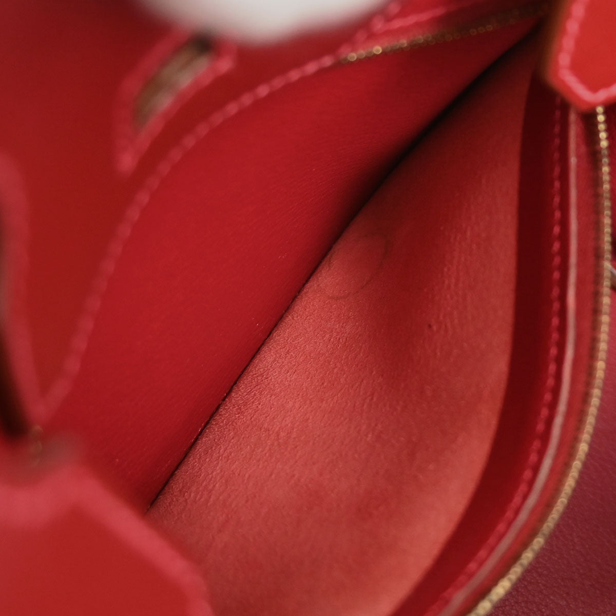 Hermes Rouge Vif Box Calf Birkin 30 Handbag