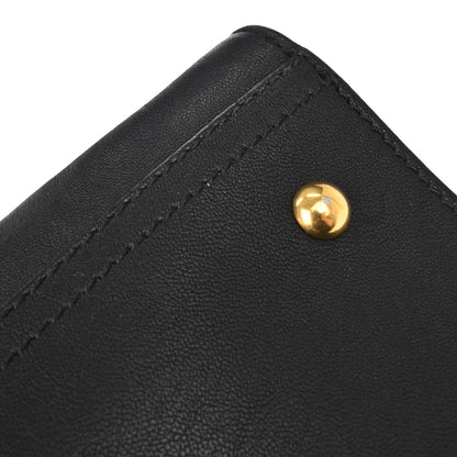 Yves Saint Laurent Black Leather Cabas Chic 2way Shoulder Handbag