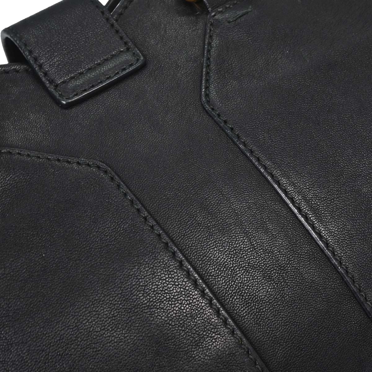 Yves Saint Laurent Black Leather Cabas Chic 2way Shoulder Handbag