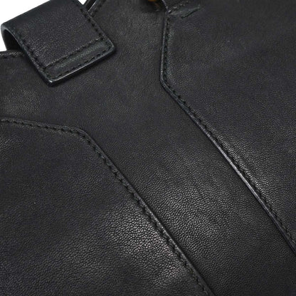 Yves Saint Laurent Black Leather Cabas Chic 2way Shoulder Handbag