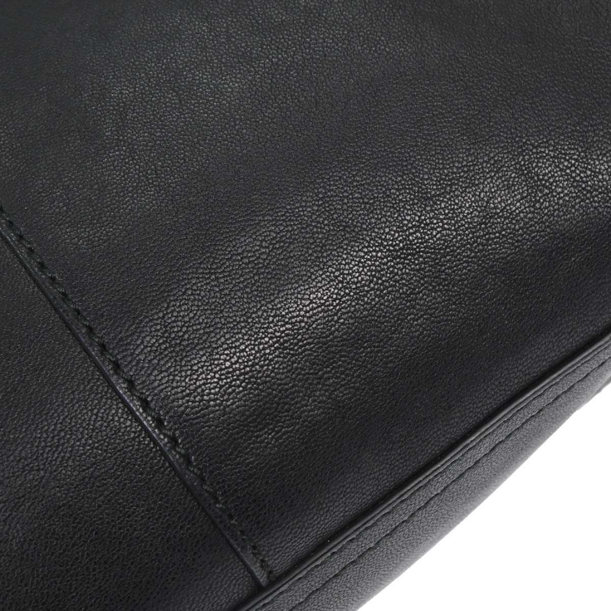 Yves Saint Laurent Black Leather Cabas Chic 2way Shoulder Handbag