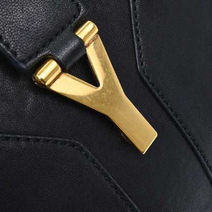 Yves Saint Laurent Black Leather Cabas Chic 2way Shoulder Handbag