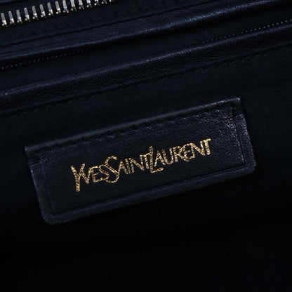 Yves Saint Laurent Black Leather Cabas Chic 2way Shoulder Handbag