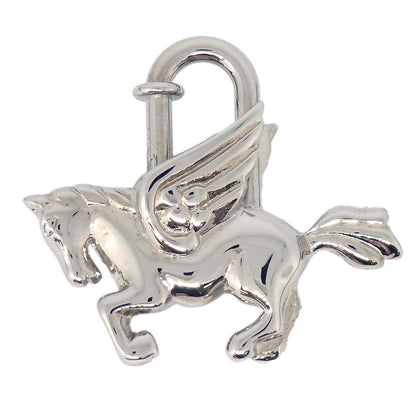 Hermes 1993 Le Cheval Pegasus Cadena Silver Small Good