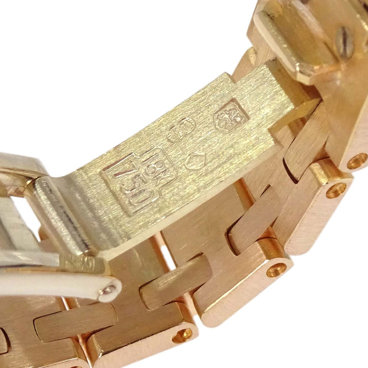 Audemars Piguet Royal Oak Mini 20 Ref.67076OR Quartz Watch 18KPG Diamond