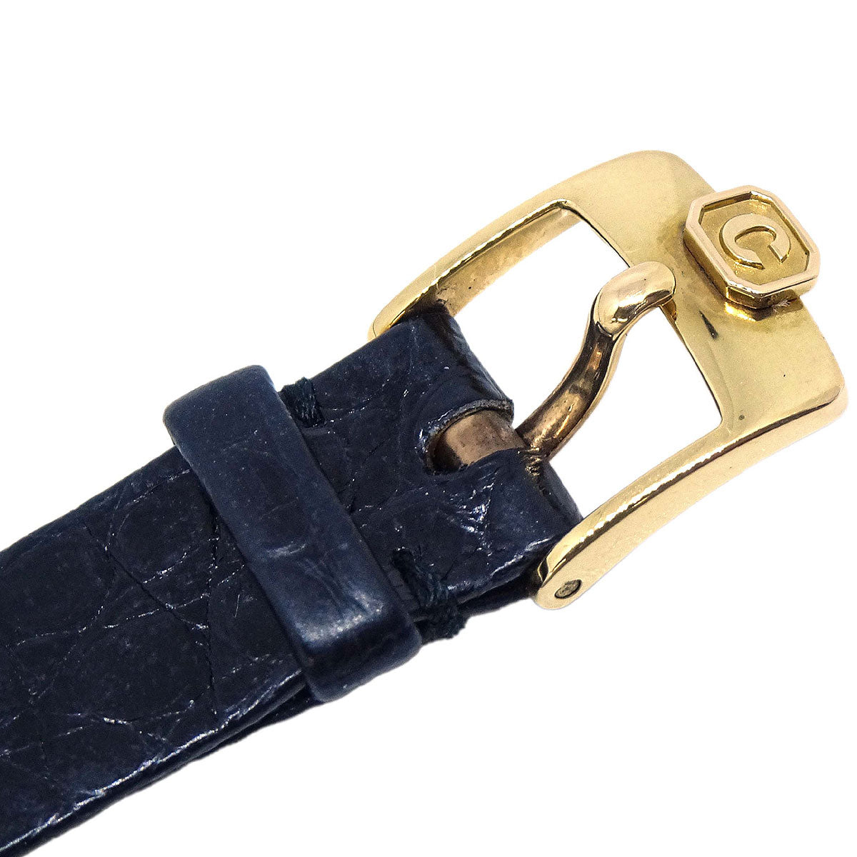 Chopard * Happy Diamonds Ref.20/5605 Quartz Watch 18KYG Diamond Crocodile