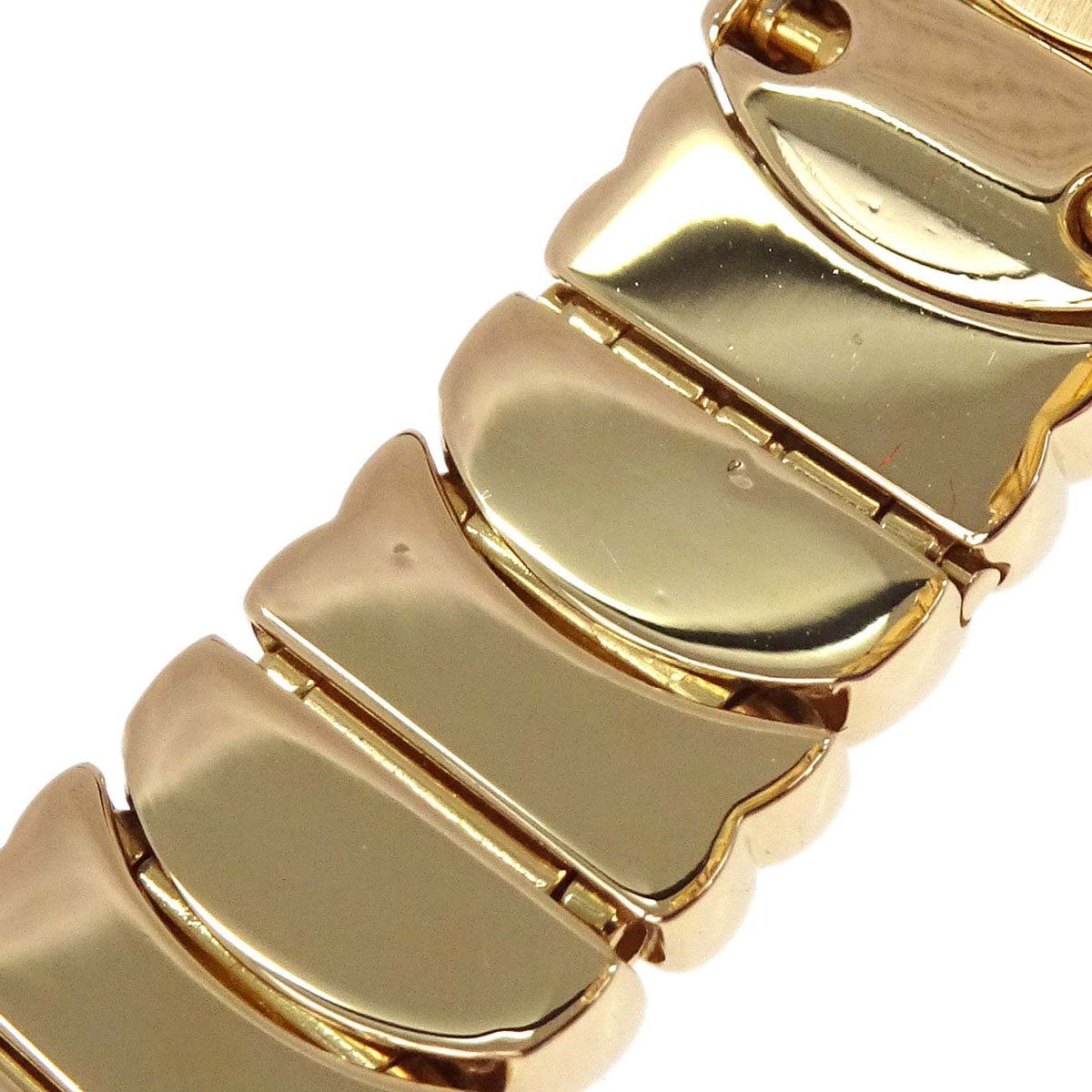 Cartier Mini Baignoire 18mm Ref.2368 Quartz Watch 18KYG Diamond