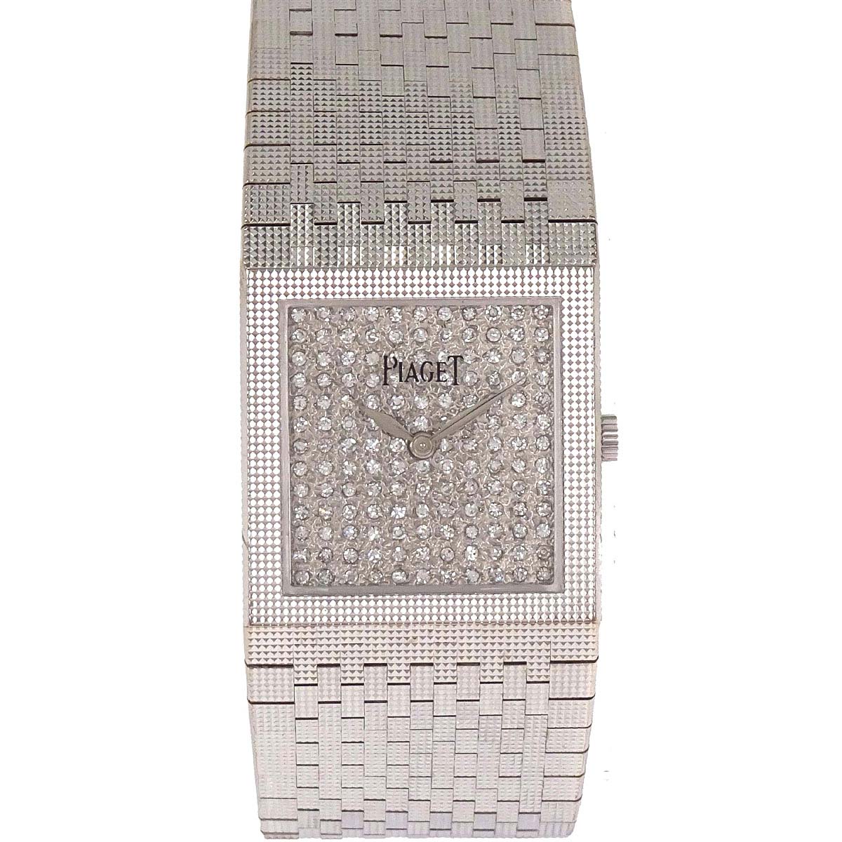 Piaget WG Diamond Watch 23mm Ref.9131C4 Manual-winding 18KWG
