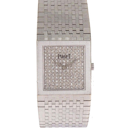 Piaget WG Diamond Watch 23mm Ref.9131C4 Manual-winding 18KWG
