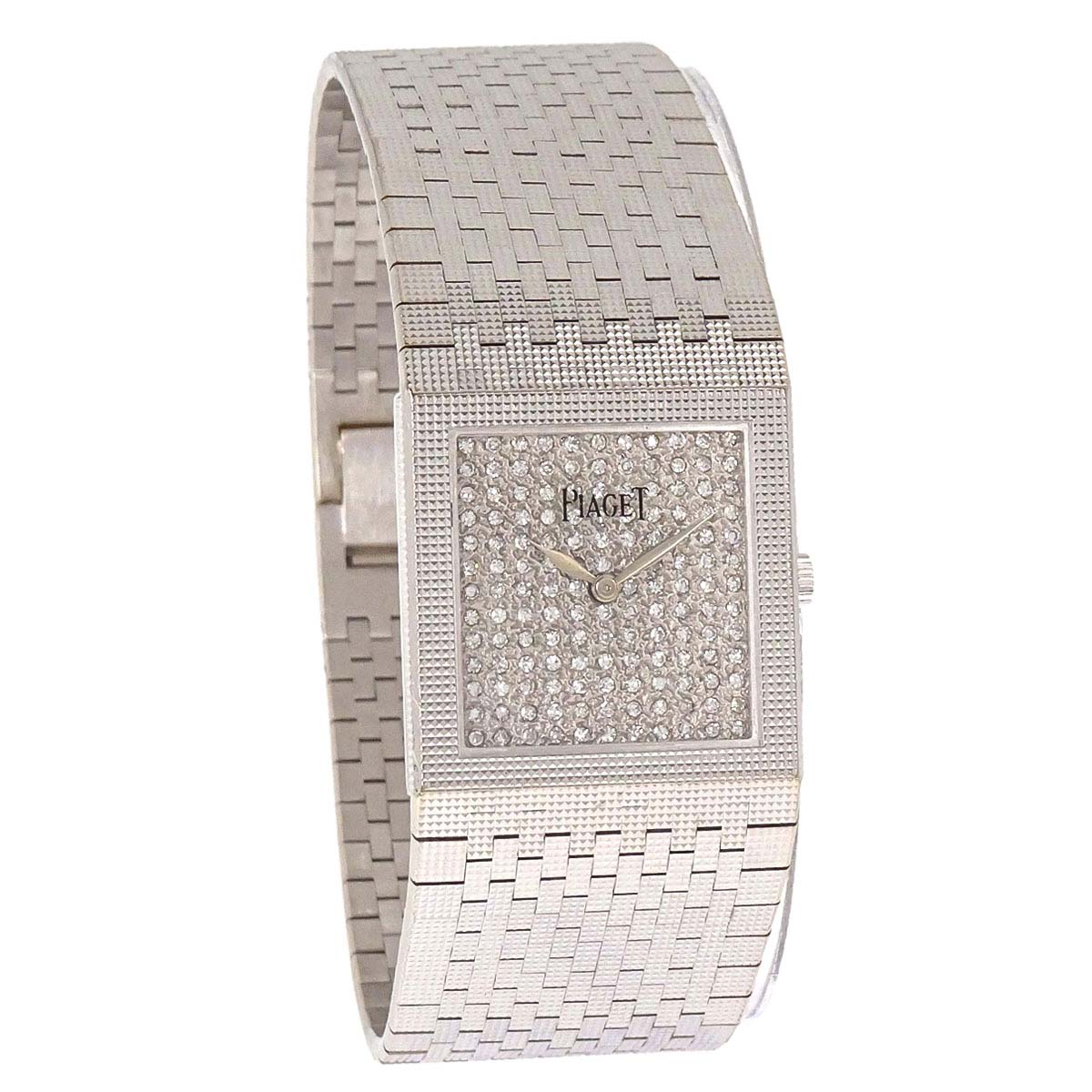 Piaget WG Diamond Watch 23mm Ref.9131C4 Manual-winding 18KWG