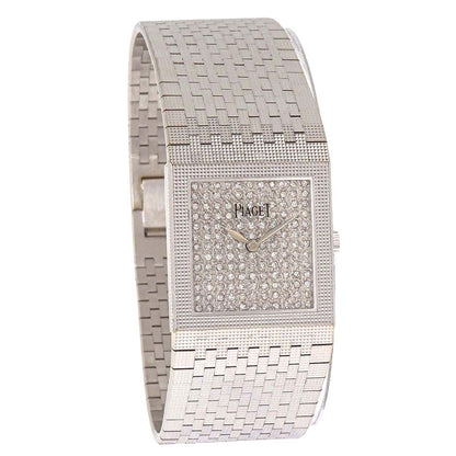Piaget WG Diamond Watch 23mm Ref.9131C4 Manual-winding 18KWG