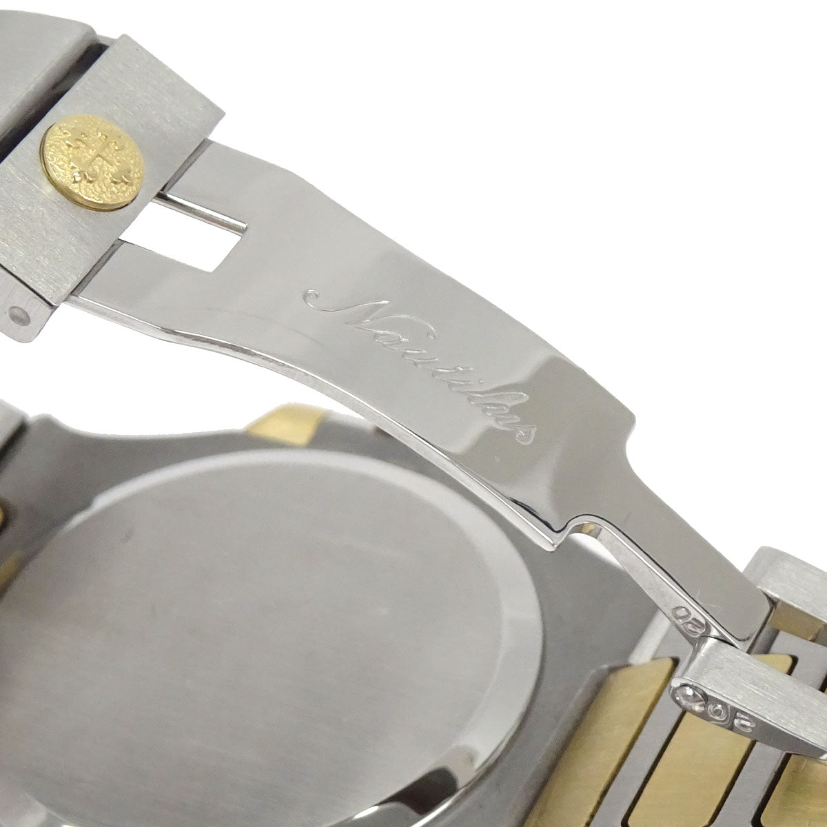 Patek Philippe Nautilus 37mm Ref.3800/1 Self-winding Watch 18KYG SS