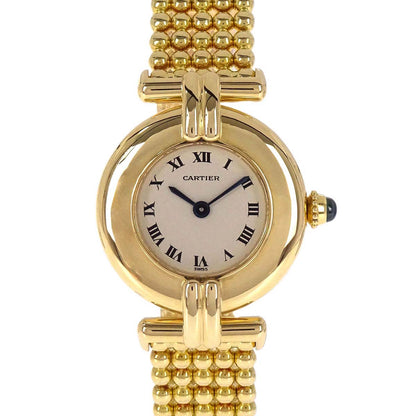 Cartier Must Colisee SM 23mm Ref.1980 Quartz Watch 18KYG