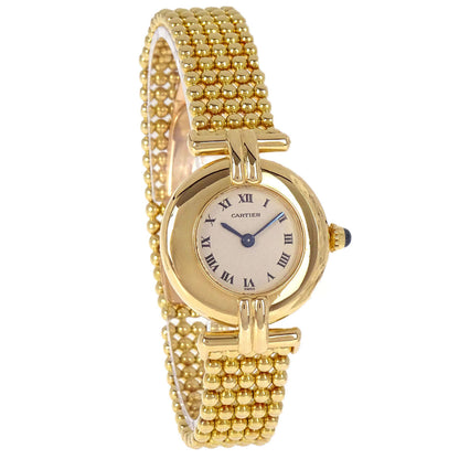 Cartier Must Colisee SM 23mm Ref.1980 Quartz Watch 18KYG
