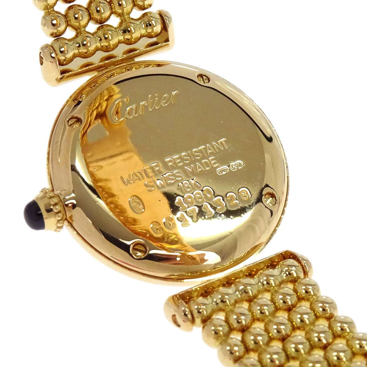 Cartier Must Colisee SM 23mm Ref.1980 Quartz Watch 18KYG