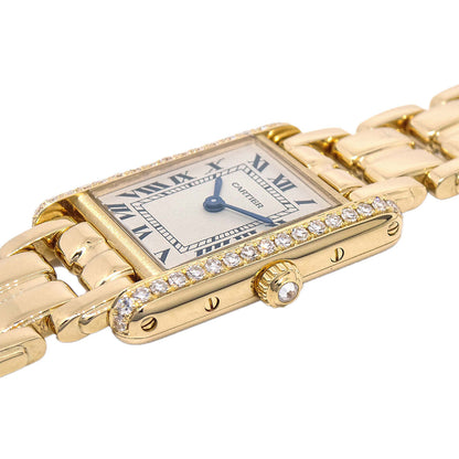 Cartier Tank SM Ref.11512 Quartz Watch 18KYG Diamond
