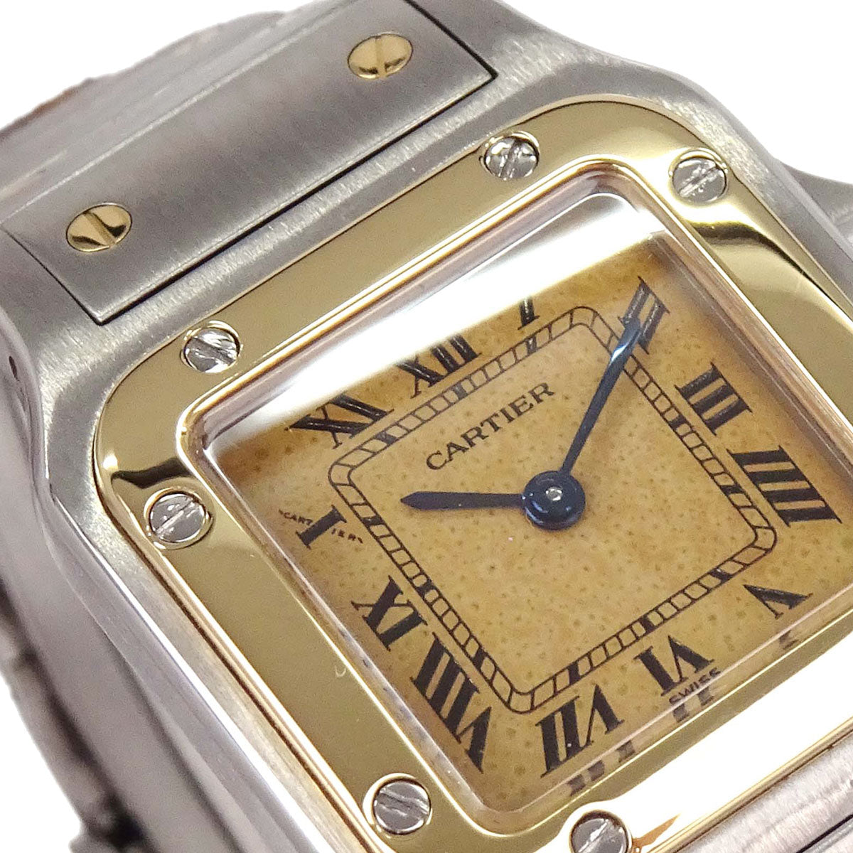 Cartier Santos Galbee SM 22mm Ref.1057930 Quartz Watch 18KYG SS