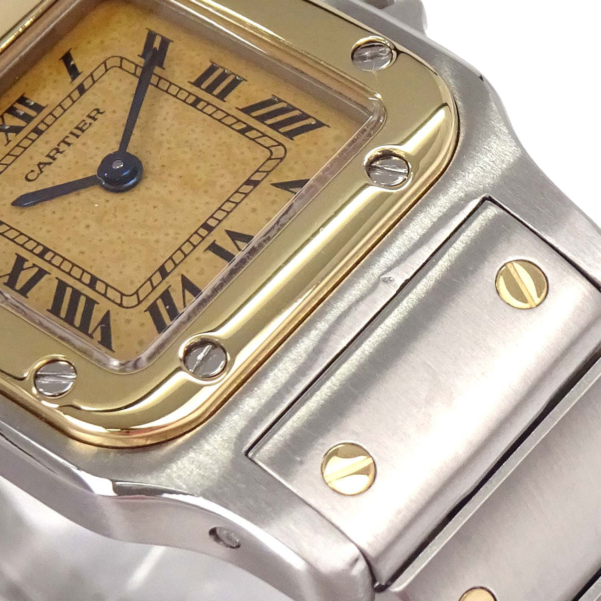 Cartier Santos Galbee SM 22mm Ref.1057930 Quartz Watch 18KYG SS