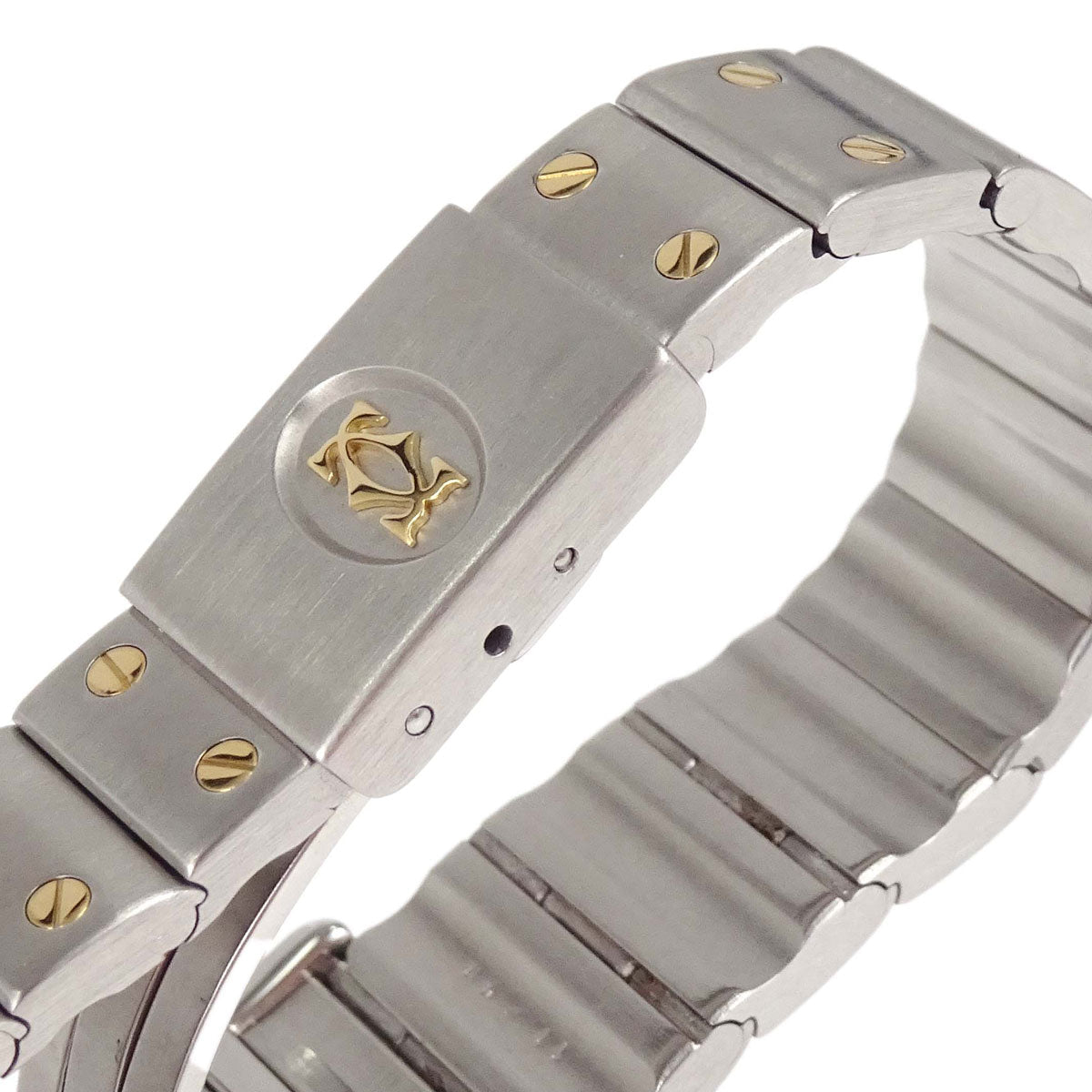 Cartier Santos Galbee SM 22mm Ref.1057930 Quartz Watch 18KYG SS