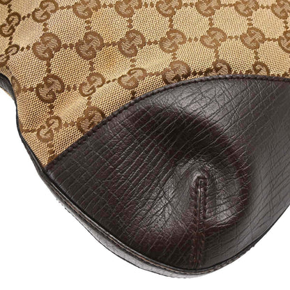 Gucci Brown GG Canvas Sherry Horsebit Shoulder Bag