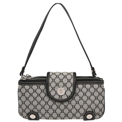 Celine Gray Canvas Macadam Handbag