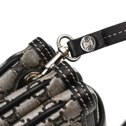 Celine Gray Canvas Macadam Handbag