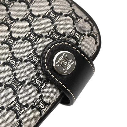 Celine Gray Canvas Macadam Handbag