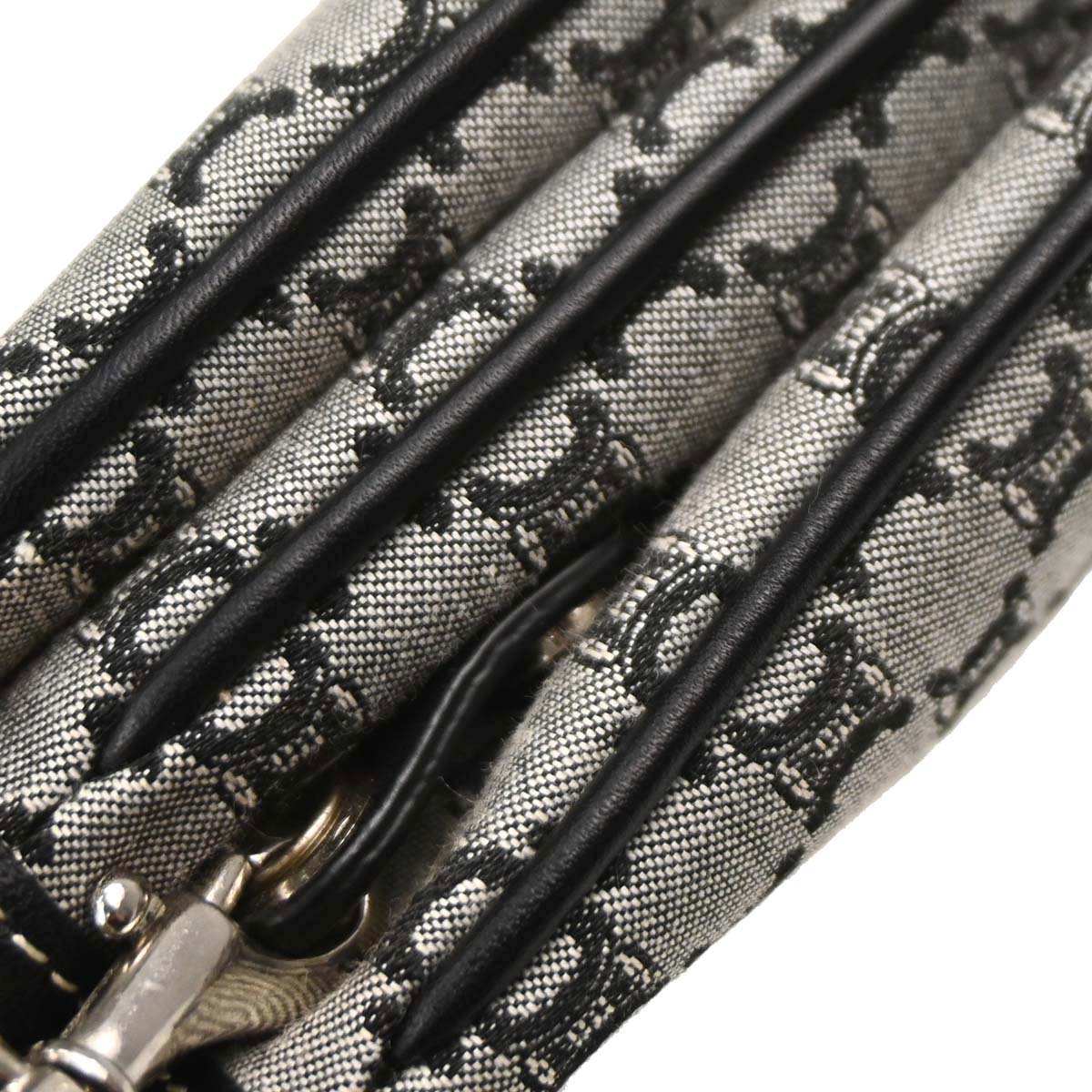 Celine Gray Canvas Macadam Handbag