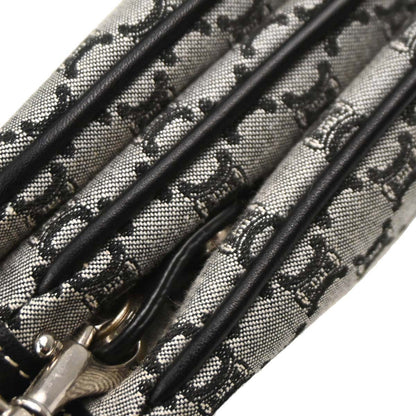 Celine Gray Canvas Macadam Handbag