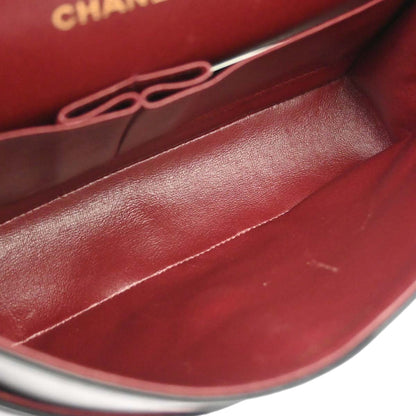 Chanel Black Lambskin Medium Classic Double Flap Shoulder Bag