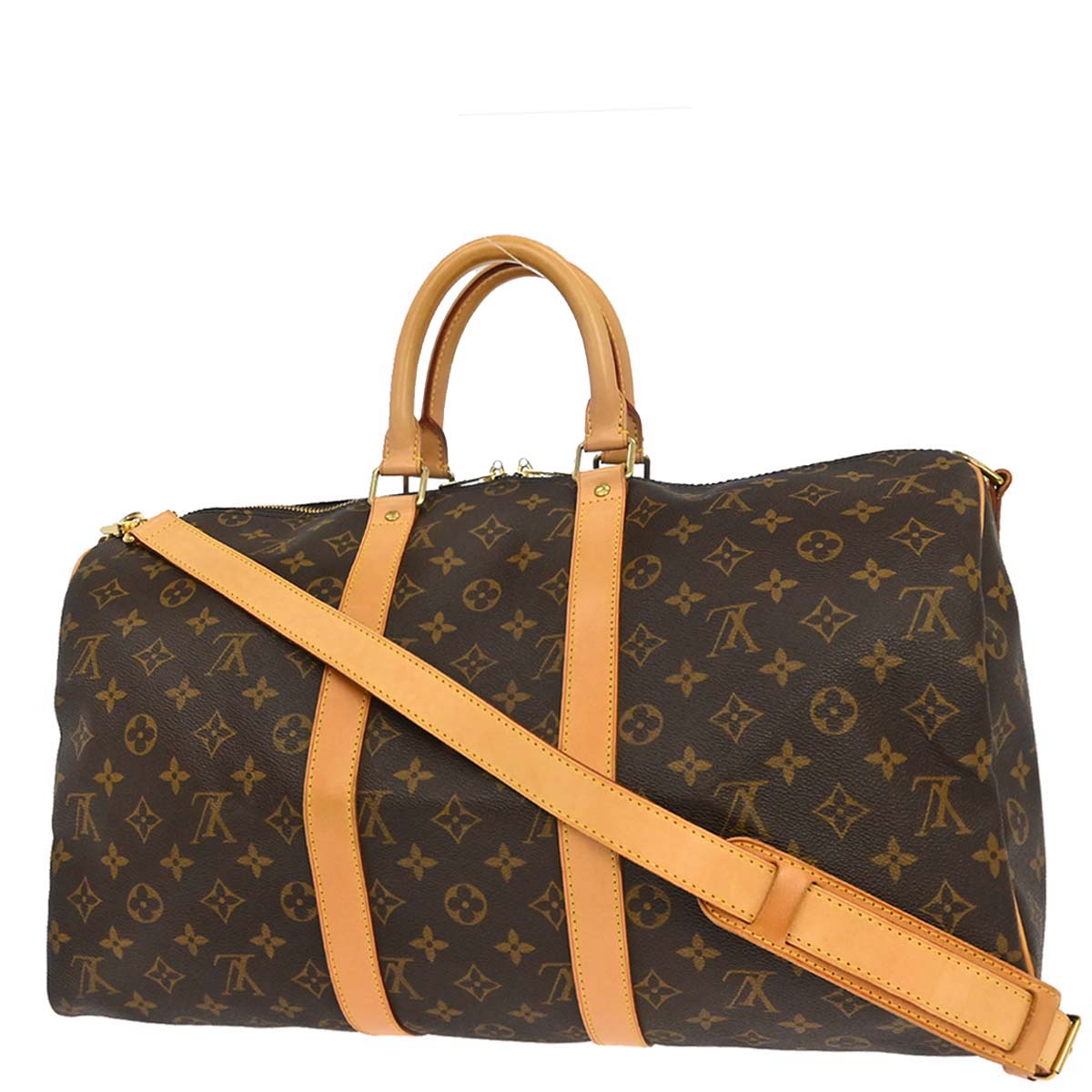 Louis Vuitton Monogram Keepall Bandouliere 45 Duffle Bag M41418