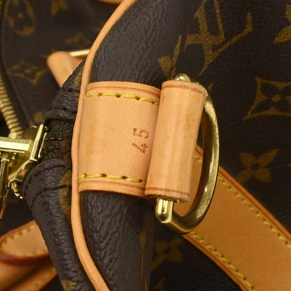 Louis Vuitton Monogram Keepall Bandouliere 45 Duffle Bag M41418