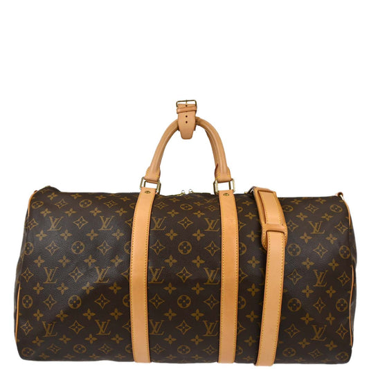 Louis Vuitton Monogram Keepall Bandouliere 50 Duffle Bag M41416