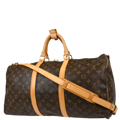 Louis Vuitton Monogram Keepall Bandouliere 50 Duffle Bag M41416