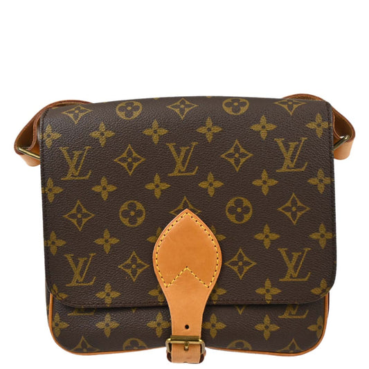 Louis Vuitton Monogram Cartouchiere MM Shoulder Bag M51253