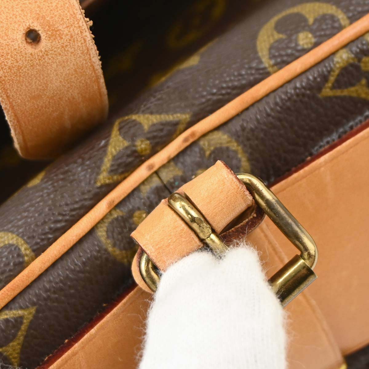 Louis Vuitton Monogram Cartouchiere MM Shoulder Bag M51253