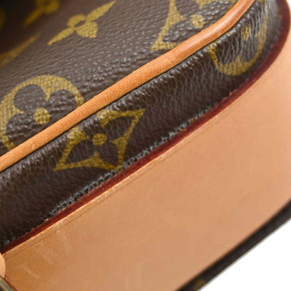 Louis Vuitton Monogram Cartouchiere MM Shoulder Bag M51253